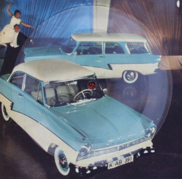 Ford Taunus P2 Werbeschallplatte 1957 "Liebe Ford Freunde" (7851)